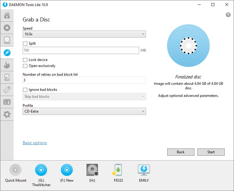 DAEMON Tools Lite — skärmbild 2