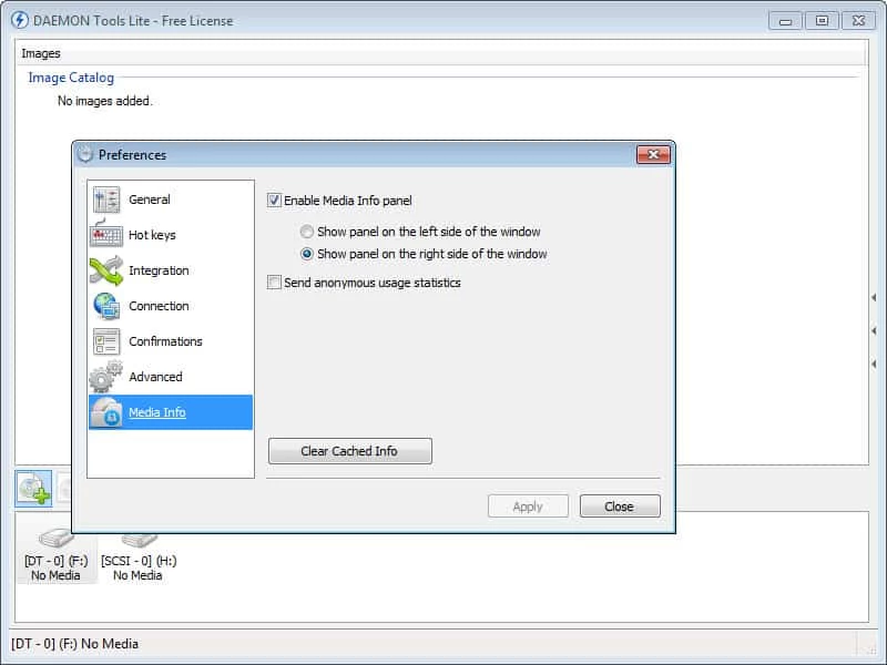 DAEMON Tools Lite — skärmbild 3